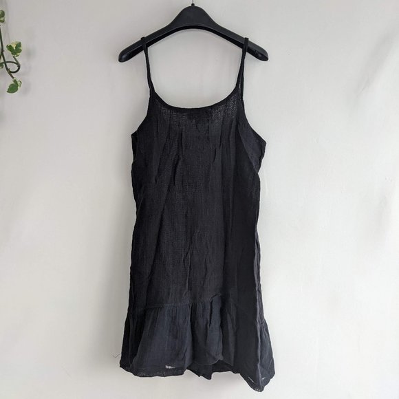 ByCORPUS | Black Gauze Drop-Waist Tank Dress Size XS - Picture 3 of 7